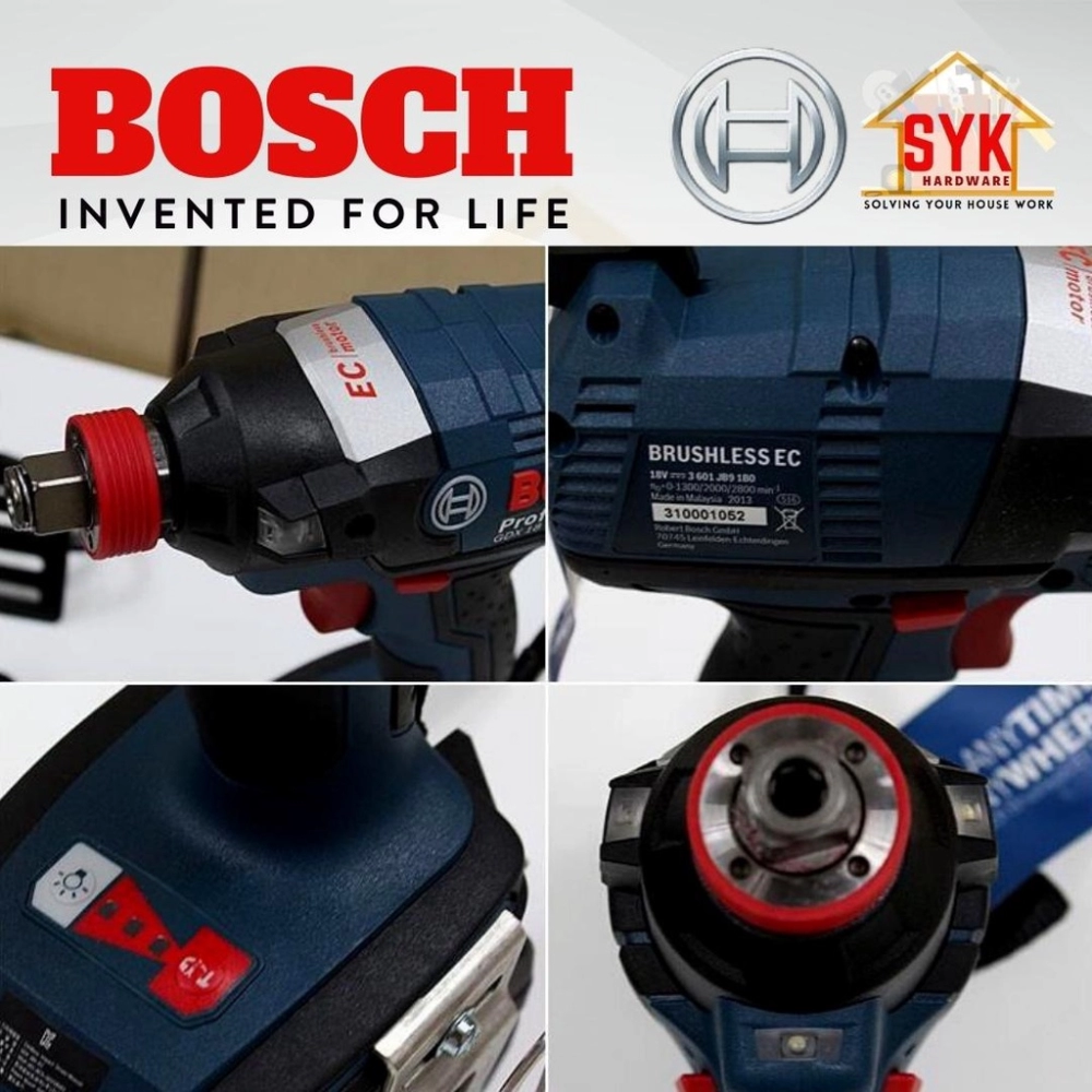 SYK Bosch GDX 18V-EC Brushless Motor Cordless Impact Driver Bosch Impact  Wrench Battery - 06019B91L0 Automobiles Automotive Oil & Lubes Negeri  Sembilan, Malaysia Supplier, Seller, Provider, Authorized Dealer | JUN SENG  TRADING