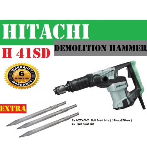 HITACHI H41SD 17mm  Demolition Hammer - 1050W