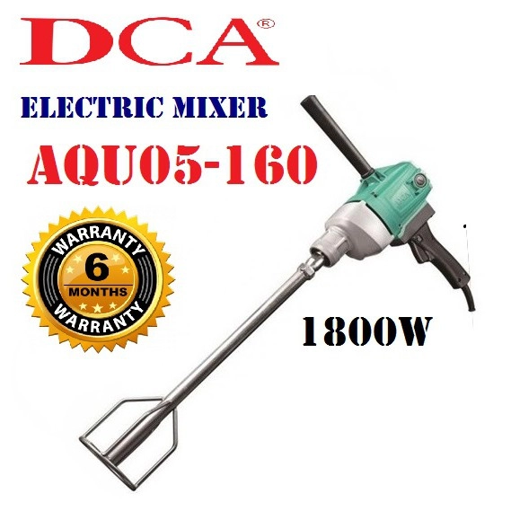 DCA AQU05-160 Electrical MIxer - 1800w Home & Livings Tools & Home  Improvement Others Negeri Sembilan, Malaysia Supplier, Seller, Provider,  Authorized Dealer | JUN SENG TRADING & IRON WORKS