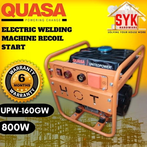 SYK QUASA UPW-160GW Electric Gasoline Welding Generator Recoil Start Generator Welding Machine Mesin Welding