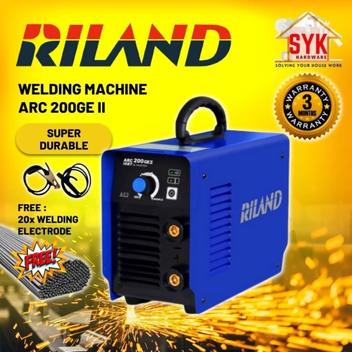 SYK Smart Welder RILAND ARC 200GRE II Welding Machine (N-RBE-F02G-A2) Mesin Welding Besi Mesin Kimpalan  + FREE GIFT