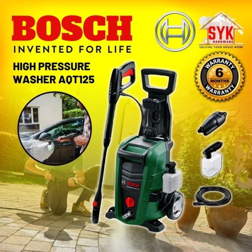 SYK Bosch Aquatak 125 High Pressure Washer Water Jet Sprayer Machine Car Washer Mesin Pump Cuci Kereta - 06008A7AL0