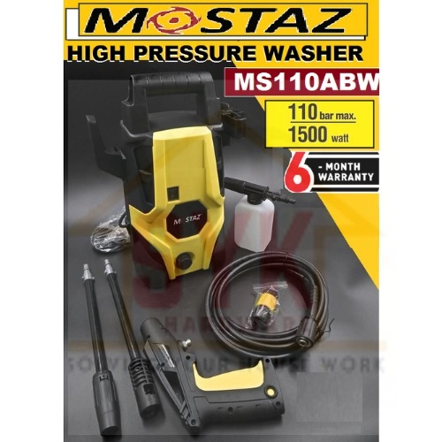 (FREE SHIPPING)MOSTAZ MS110ABW High Pressure Cleaner WaterJet 1500W