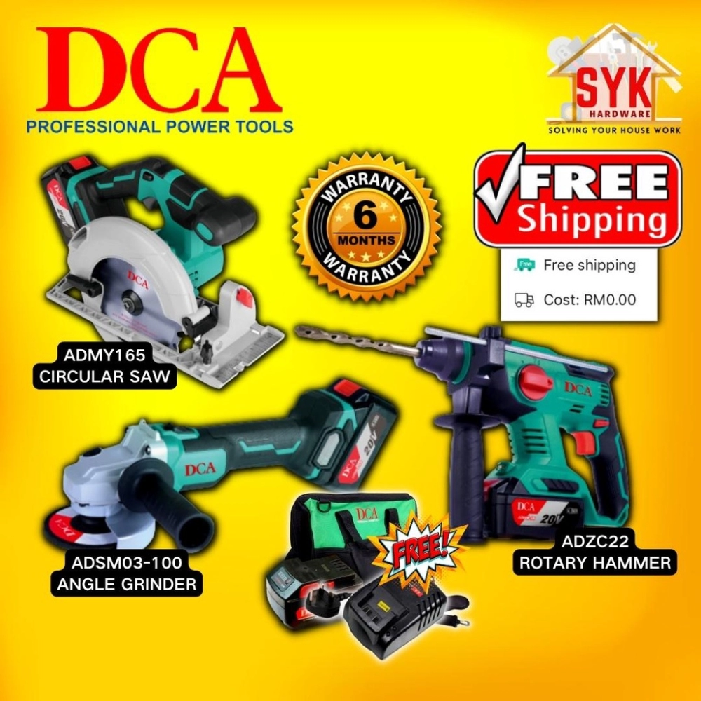 SYK (FREE SHIPPING) DCA 12V Combo Cordless Circular Saw/Rotary