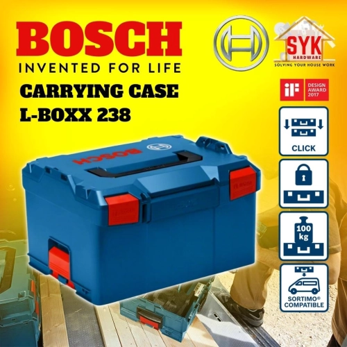 SYK BOSCH Carrying Case Tools Box L-BOXX 238 Toolbox Container Storage Box Storage Container Plastic Storage Box Kotak