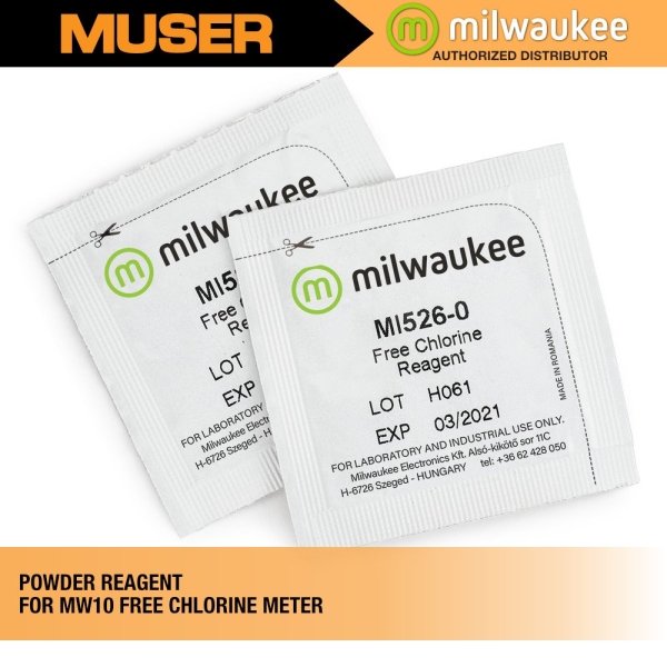 MI526-100 Powder Reagents for Free Chlorine Photometer | Milwaukee by Muser Accessories & Consumables Milwaukee Kuala Lumpur (KL), Malaysia, Selangor, Sunway Velocity Supplier, Suppliers, Supply, Supplies | Muser Apac Sdn Bhd