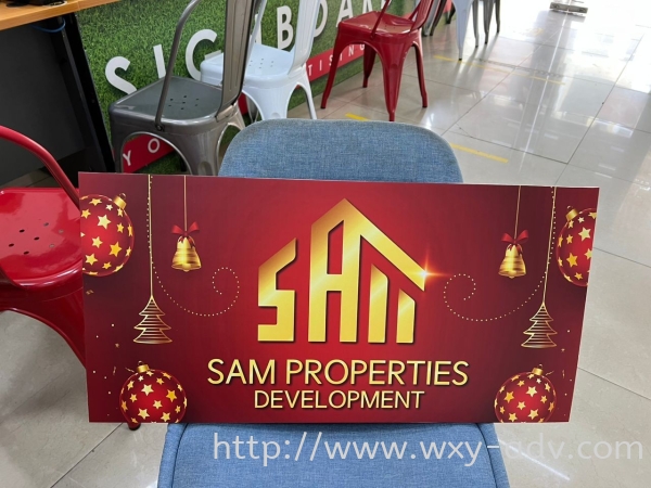SAM PROPERTIES DEVELOPMENT Inkjet Sticker Inkjet Printing / Cutting Sticker(2) Johor Bahru (JB), Malaysia Advertising, Printing, Signboard,  Design | Xuan Yao Advertising Sdn Bhd
