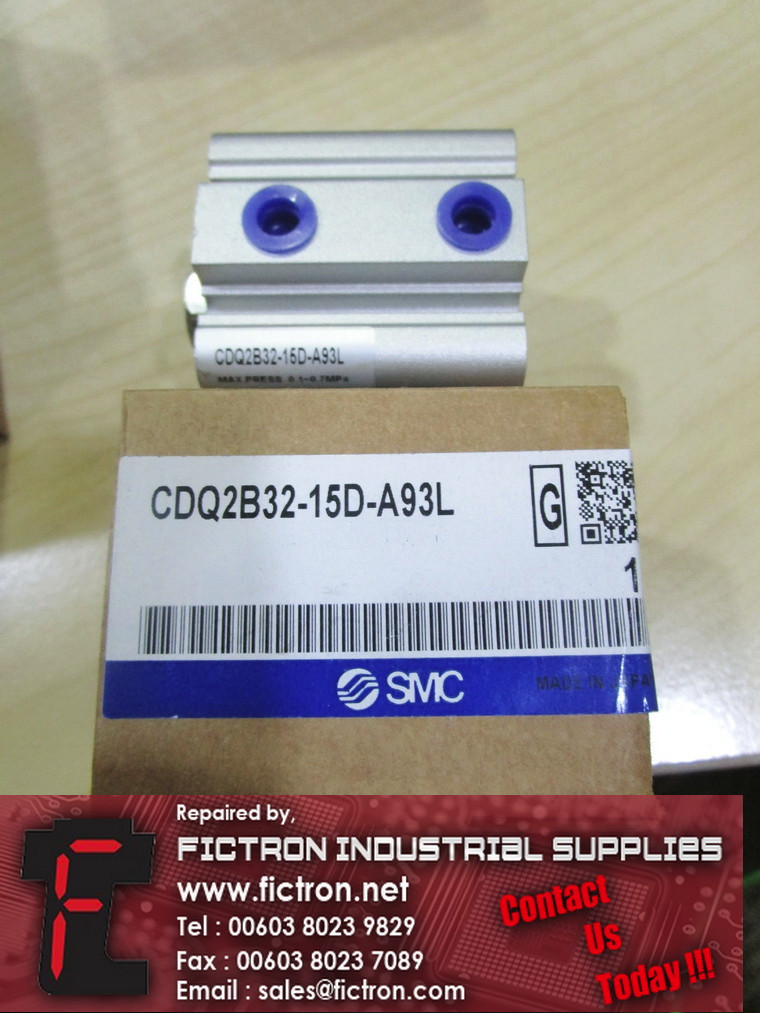 CDQ2B32-15D-A93L CDQ2B3215DA93L SMC Compact Cylinder Supply Malaysia Singapore Indonesia USA Thailand