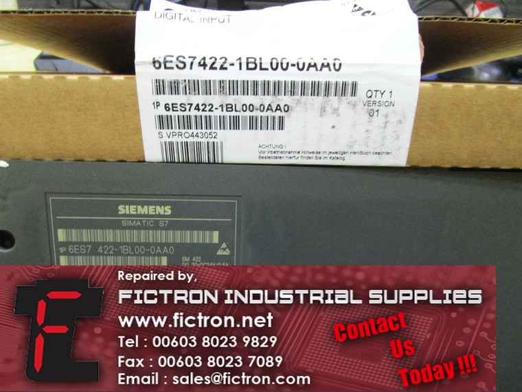 6ES7422-1BL00-0AA0 6ES74221BL000AA0 SIEMENS PLC Digital Input Supply Repair Malaysia Singapore Indonesia USA Thailand