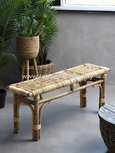 RATTAN BENCH