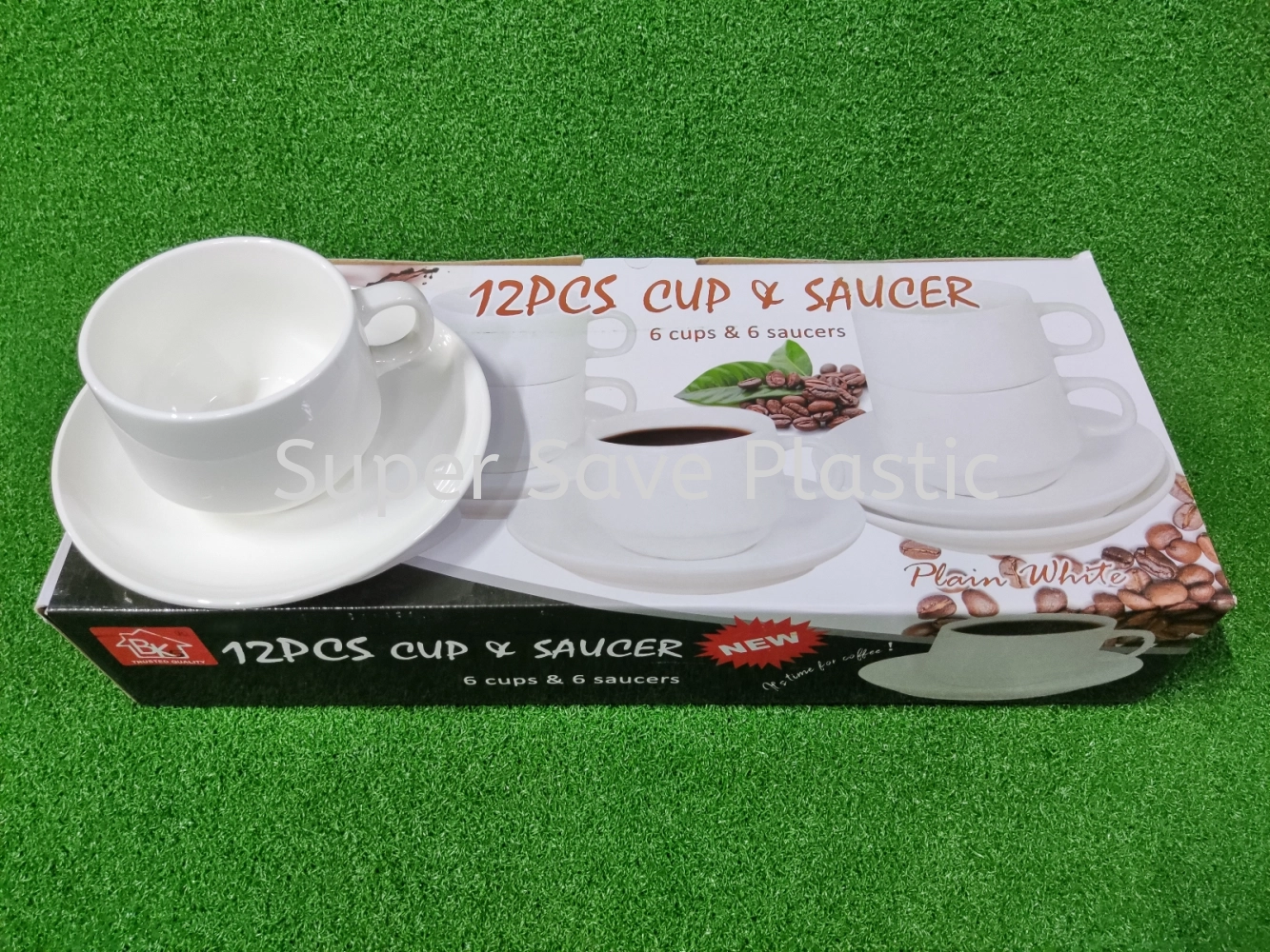 8765 3.5" CUP WITH SAUCER (6SET)