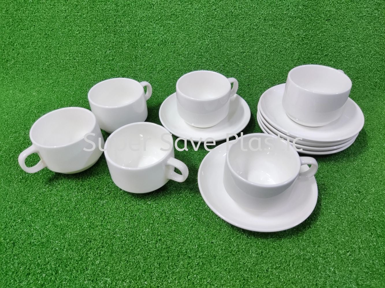 8765 3.5" CUP WITH SAUCER (6SET)