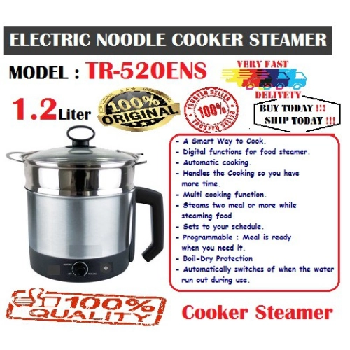 Electric Noodle Cooker Steamer 1.2L - TR-520ENS