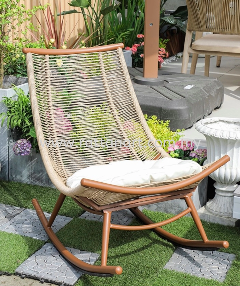 WOODEN PAPER CORD ROCKING CHAIR Malaysia, Kuala Lumpur (KL), Selangor ...