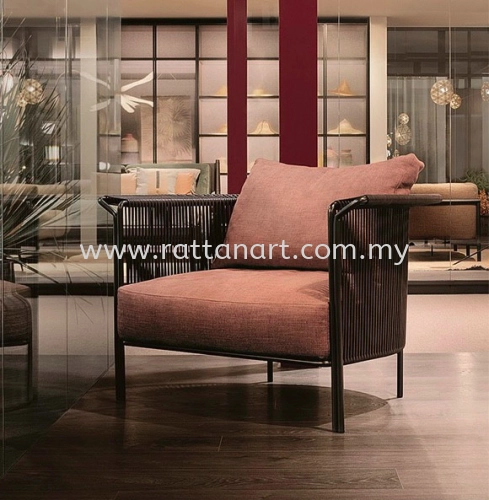 SYNTHETIC RATTAN SINGLE SOFA/ LOUNGE CHAIR