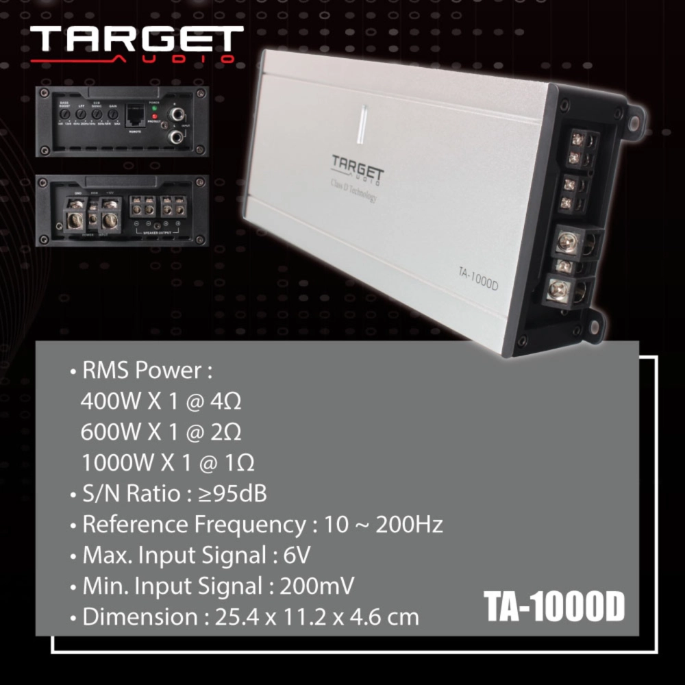 Target Audio Class D Amplifier & Monoblock -TA-1002D TA-804D TA-2004D TA-1000D