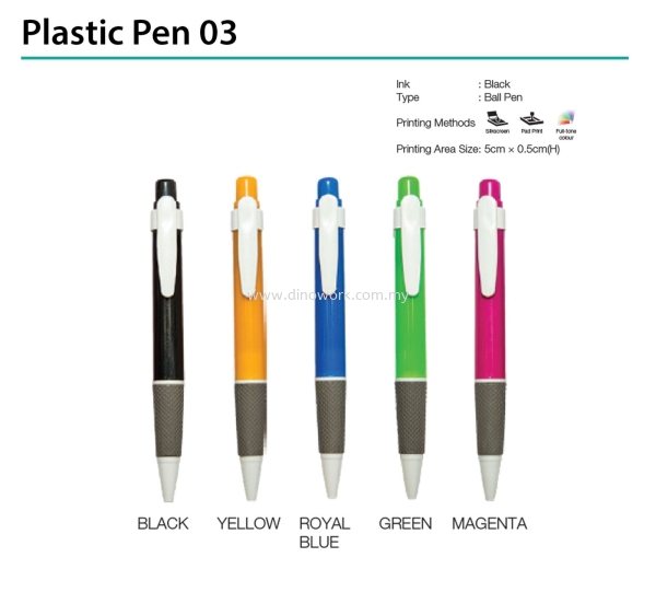 Plastic Pen 03 Plastic Pen Pen Series Johor Bahru (JB), Malaysia Supplier, Wholesaler, Importer, Supply | DINO WORK SDN BHD