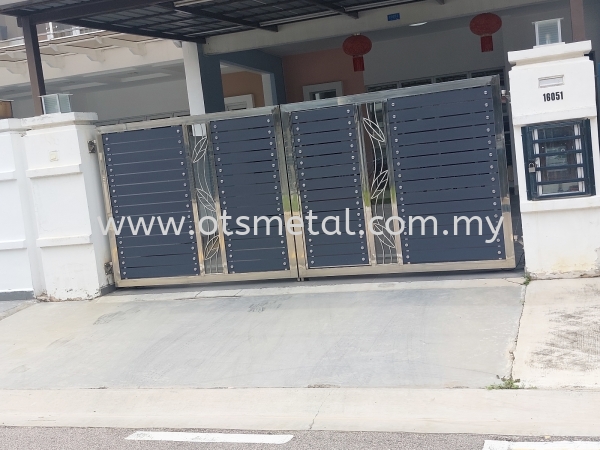 SSG090 Stainless Steel Gate Johor Bahru (JB) Design, Supplier, Supply | OTS Metal Works