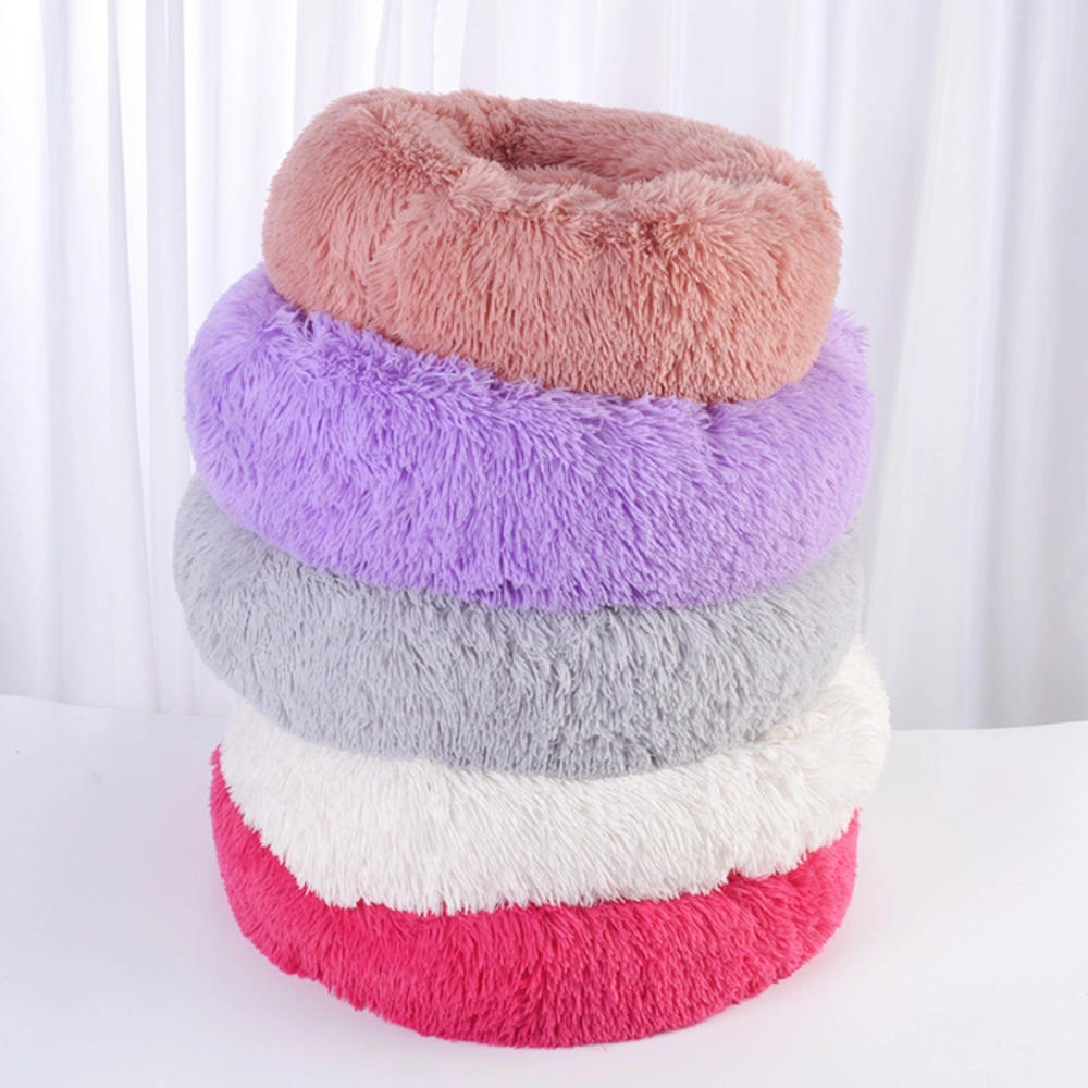 Cat and Dog Bed Pet Bed Luxury Fur Donut Cuddler / Cat house kennel /Cat Cushion Pet Bed 