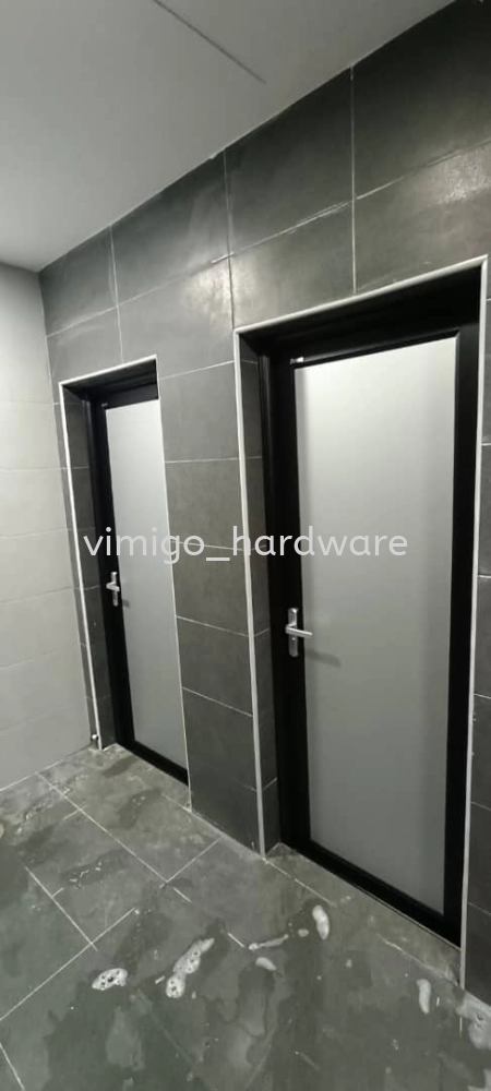 Swing Door Aluminium (Door without Frame) Store Door Toilet Door Bathroom Door