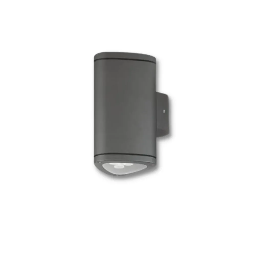 DESS GLESP-WL12604DG 13W 240VAC 1000LM IP65 3000K WARM WHITE DARK GREY OUTDOOR WALL LIGHT