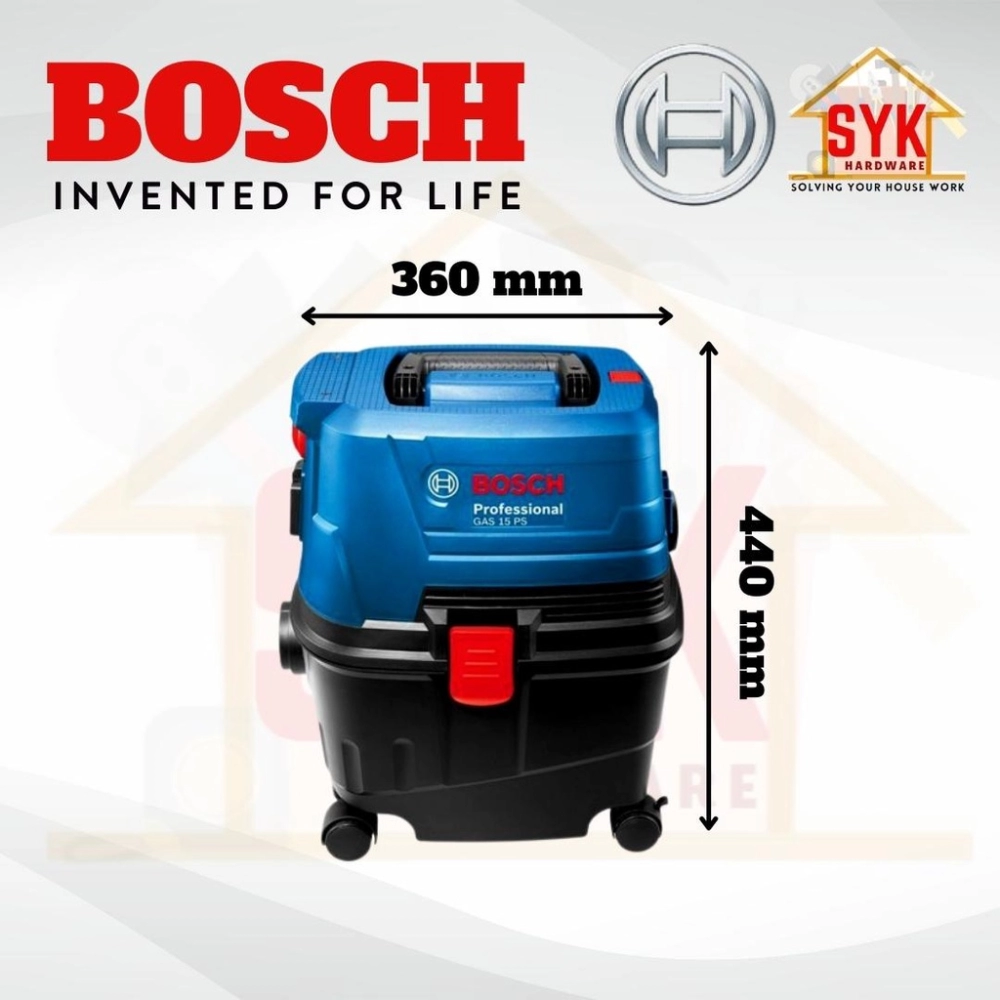 Buy Bosch Vacuum Cleaner Bosch GAS 15 PS Professional Wet/dry