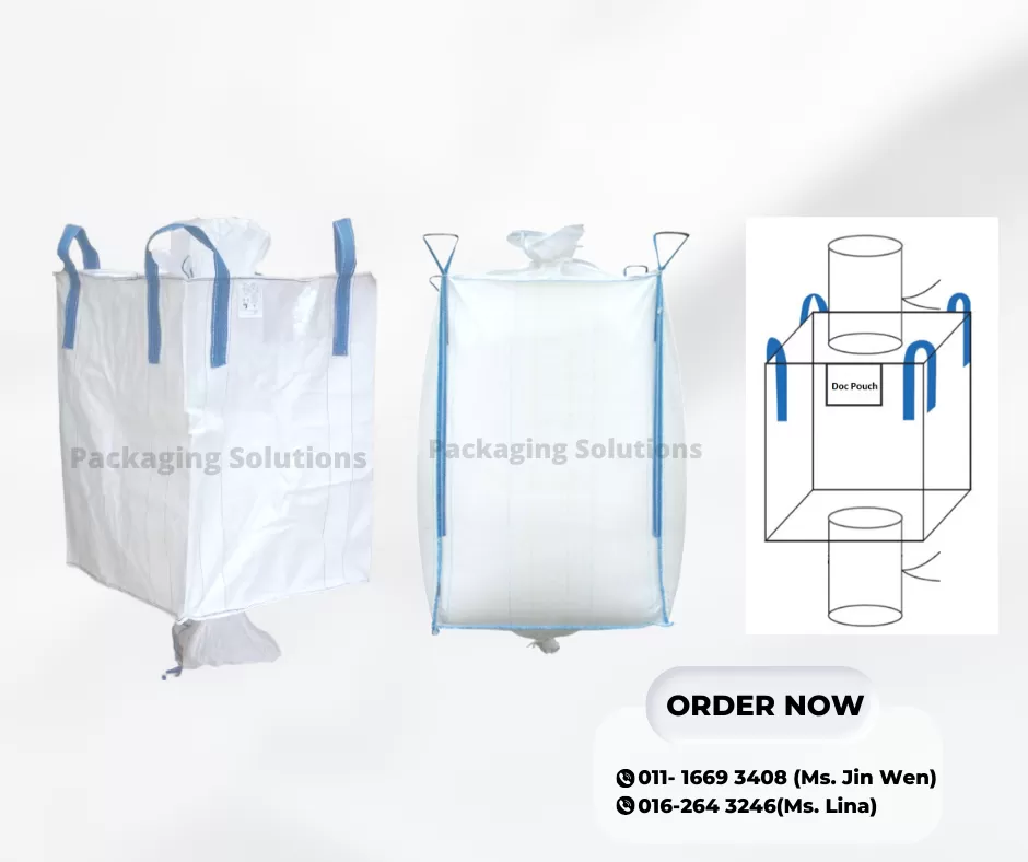 New Jumbo Bag Top & Bottom Spout (91cm x 91cm x 125cm)