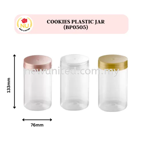 Cookies Plastic Jar (BP0505)