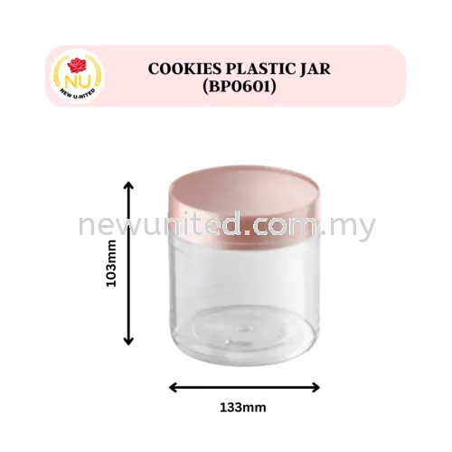 Cookies Plastic Jar (BP0601) 103X133mm