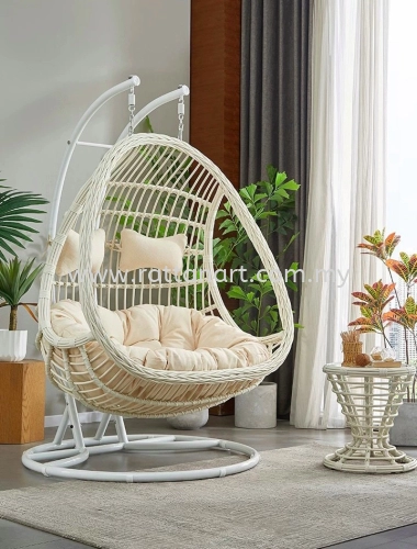 SYNTHETIC RATTAN HANGING CHAIR (OUTDOOR/ INDOOR)