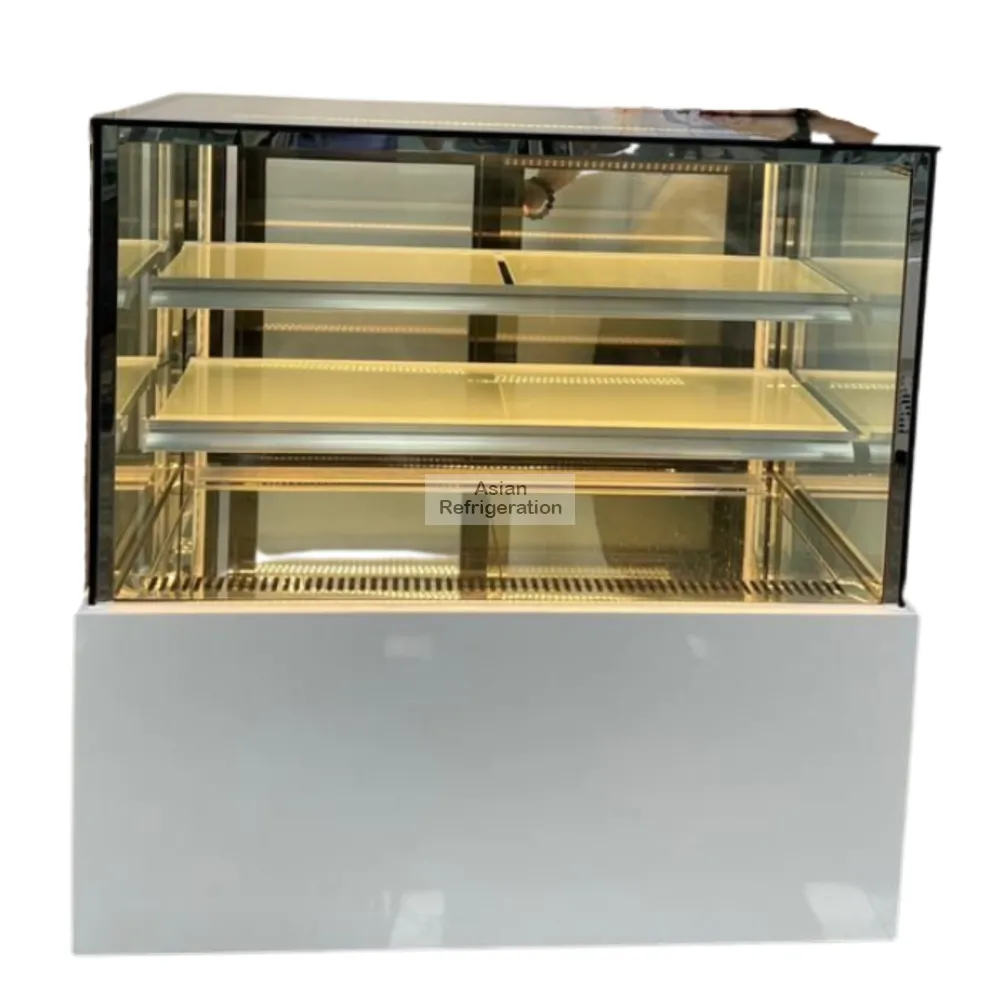 Premium White Colour Marble Cake Showcase (6ft) [Ready Stock] PROMOTION