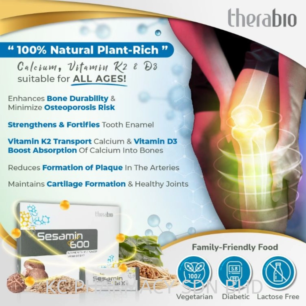 (NEW PRODUCT) THERABIO SESAMIN 600 POWDER  2.5gm x 30's (EXP:11/10/2025)