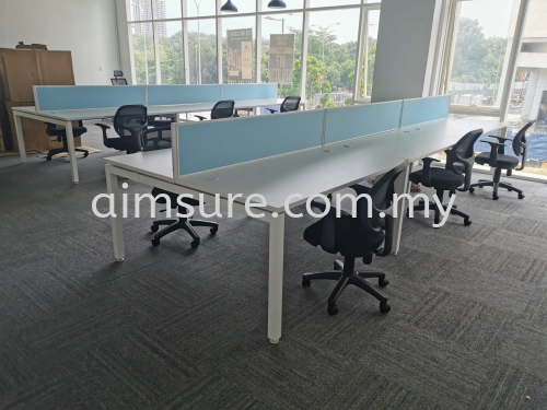 Office workstation with desking system