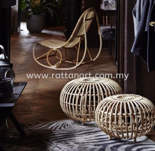 RATTAN OTTOMAN