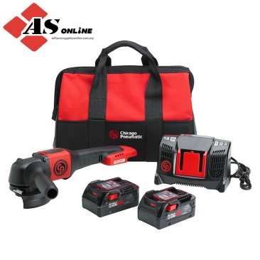 CHICAGO PNEUMATIC Cordless Grinder / Model: CP8350 Pack 6.0Ah