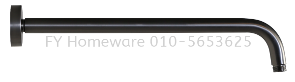 SORENTO SRTSA860-GM SS304 Shower Arm - 400mm Gunmetal Shower Set Shower Bath & Bidet Bathroom Appliance Johor Bahru (JB), Malaysia, Skudai Supplier, Suppliers, Supply, Supplies | FY HOMEWARE SDN BHD