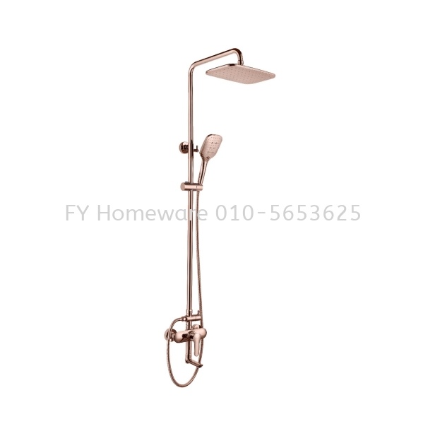 SORENTO 3-Ways Exposed Shower Set SRTWT9835-RG Shower Set Shower Bath & Bidet Bathroom Appliance Johor Bahru (JB), Malaysia, Skudai Supplier, Suppliers, Supply, Supplies | FY HOMEWARE SDN BHD