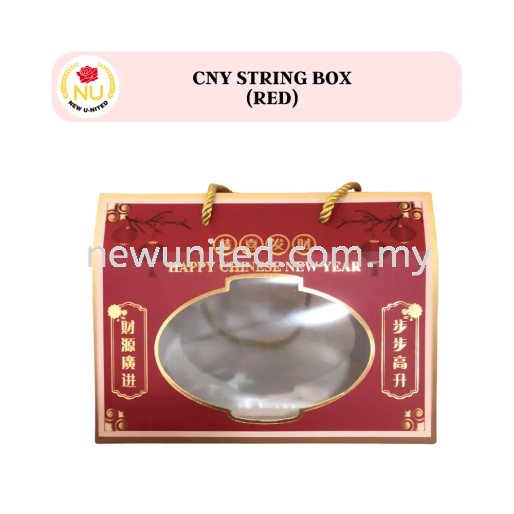 NEW YEAR  STRING BOX  (RED) 