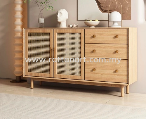 WOODEN CABINET WITH DRAWER