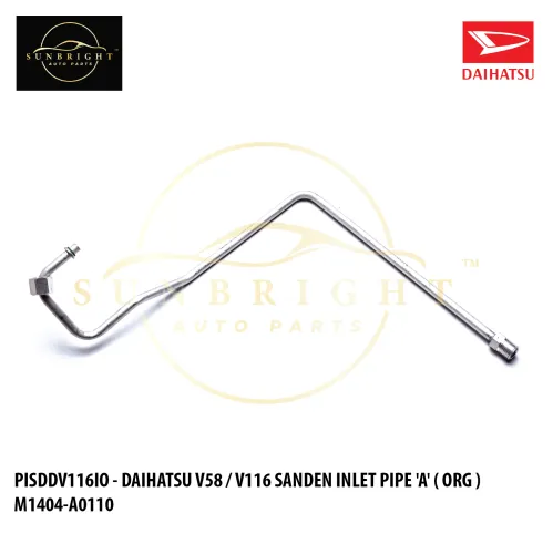 PISDDV116IO - DAIHATSU V58 / V116 SANDEN INLET PIPE 'A' ( ORG ) M1404-A0110