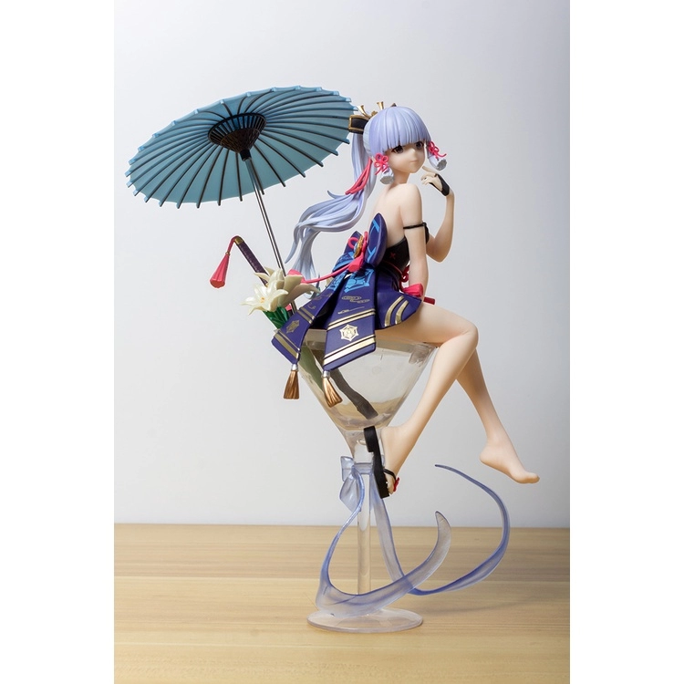 Genshin Impact Kamisato Ayaka Inside Wine Glass Anime Game Figure Collectible