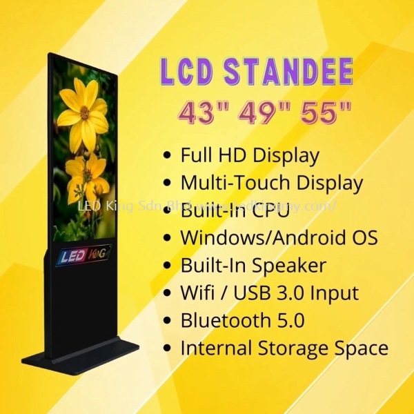 LCD Display Standee LCD Standee Selangor, Malaysia, Kuala Lumpur (KL), Klang, Petaling Jaya (PJ) Supplier, Suppliers, Supply, Supplies | LEDKING SDN BHD