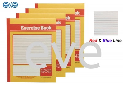 EVE 3 Line Exercise book 80 pages/120pages