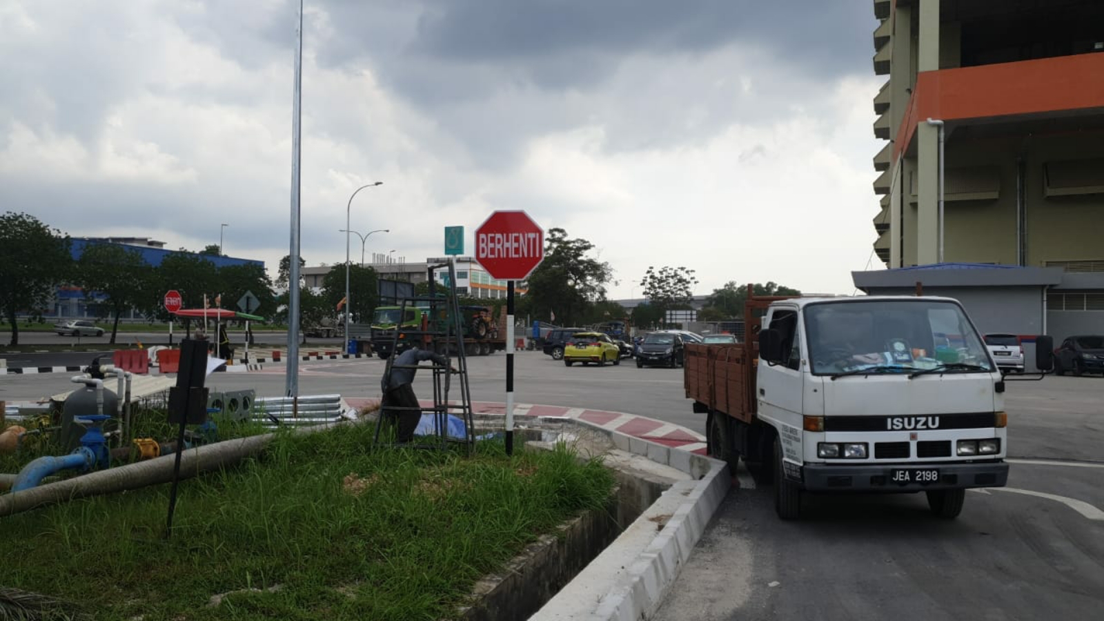 traffic road sign