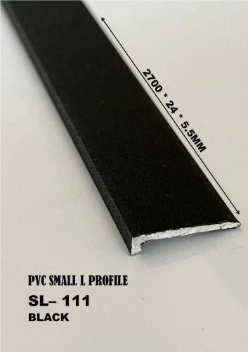 SMALL L PROFILE BLACK (SL-111)