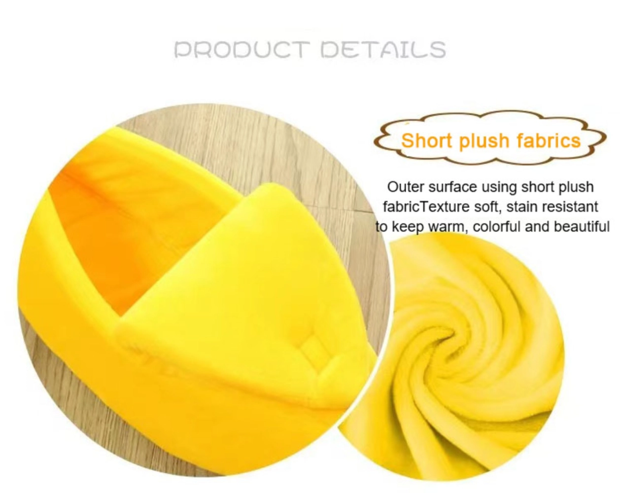 Pet Bed Banana Shape/Dog Bed Cat Bed Washable Pet Bed Sleeping Katil Tidur Kucing