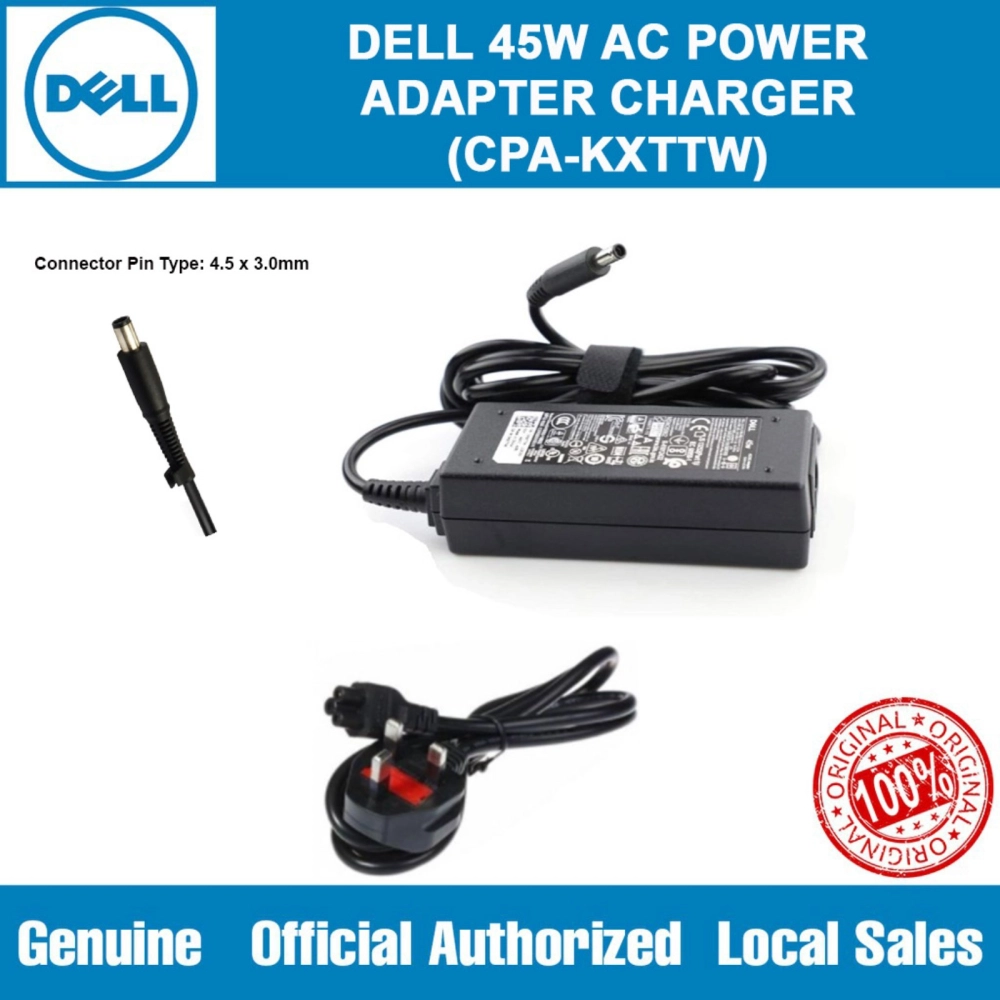 CPA-KXTTW DELL 45W AC Power Adapter Charger for Dell Inspiron 11 13 14 15 17