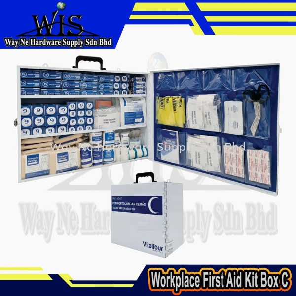 VFM-C-DOSH Dosh Workplace First Aid Kit Box C (Above 50pax) First Aid Kit Medical Equipment Selangor, Malaysia, Kuala Lumpur (KL), Klang Supplier, Suppliers, Supply, Supplies | Way Ne Hardware Supply Sdn Bhd