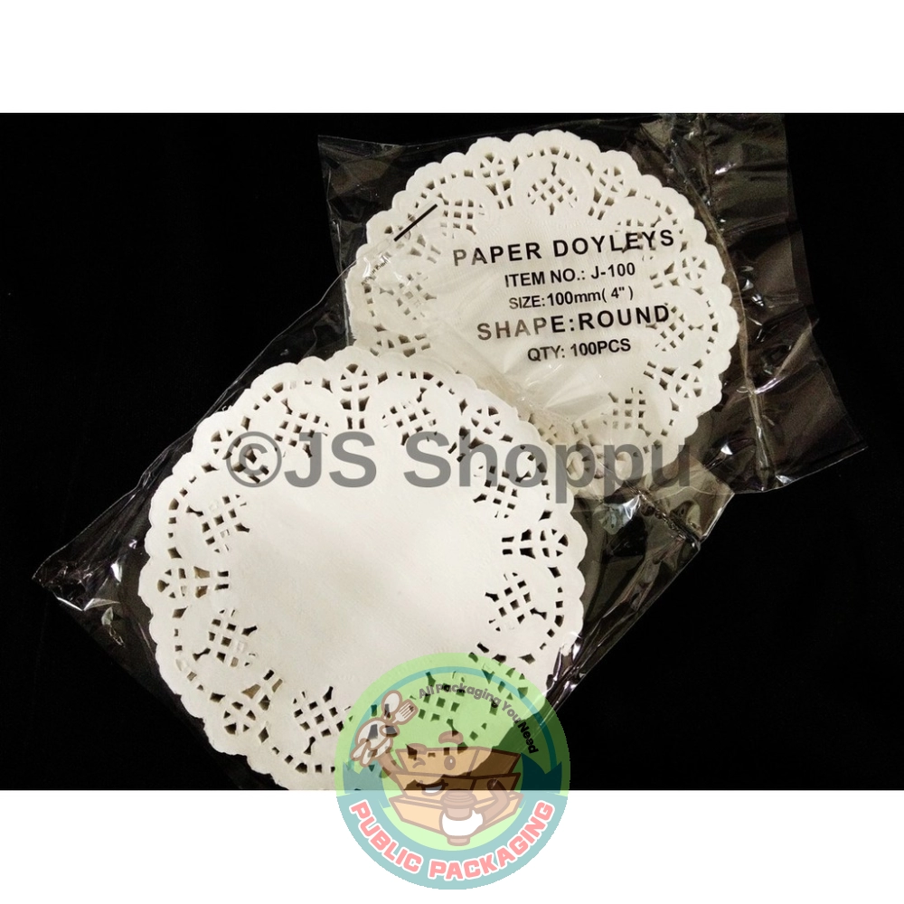 White Food Grade Doylies Paper / Lace Paper / Cake Paper Multi Size