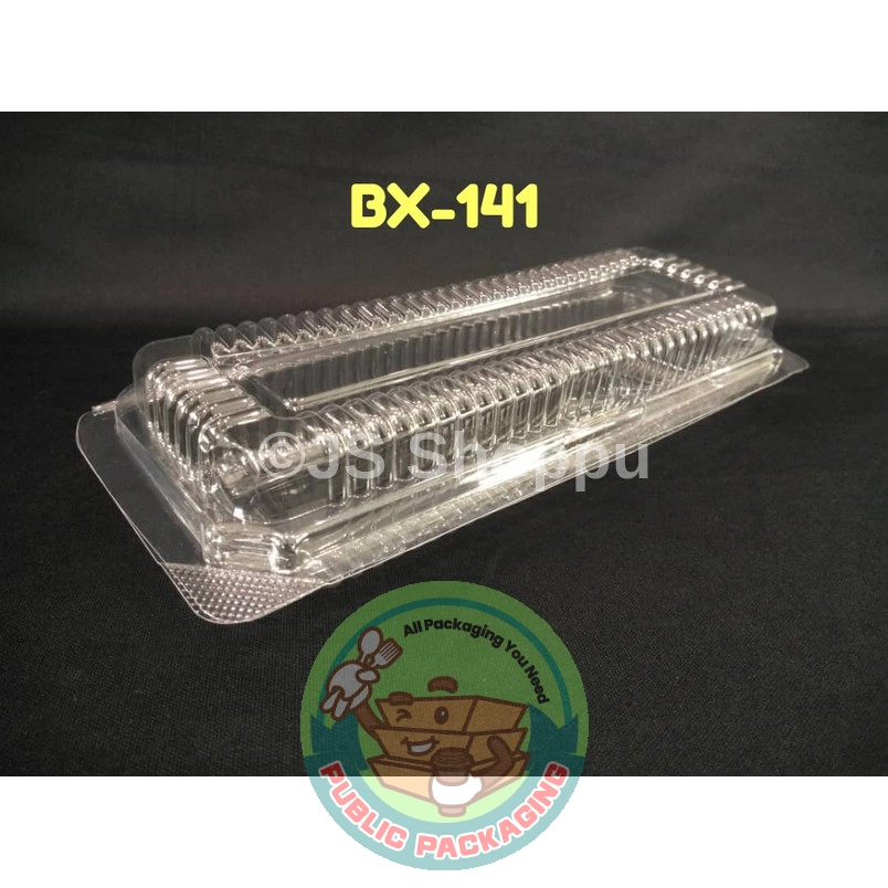 Kuih Container BX141 / Disposable Plastic Clear Bakery Container (50pcs+-) / BX 141